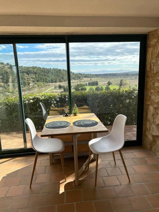 Grand T2 Bis Avec Terrasse Et Vue Portel-des-Corbieres Exterior foto