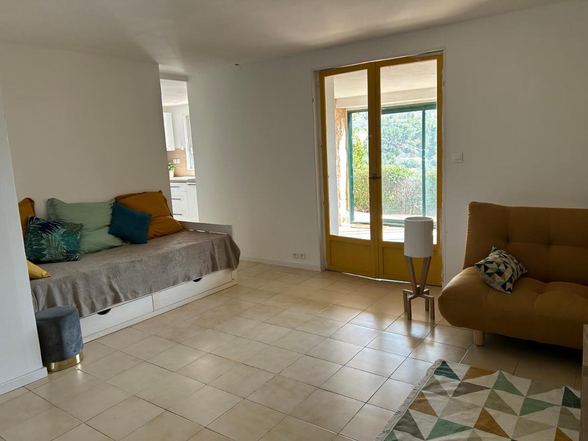 Grand T2 Bis Avec Terrasse Et Vue Portel-des-Corbieres Exterior foto