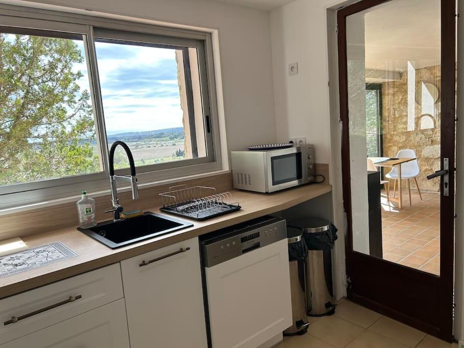Grand T2 Bis Avec Terrasse Et Vue Portel-des-Corbieres Exterior foto